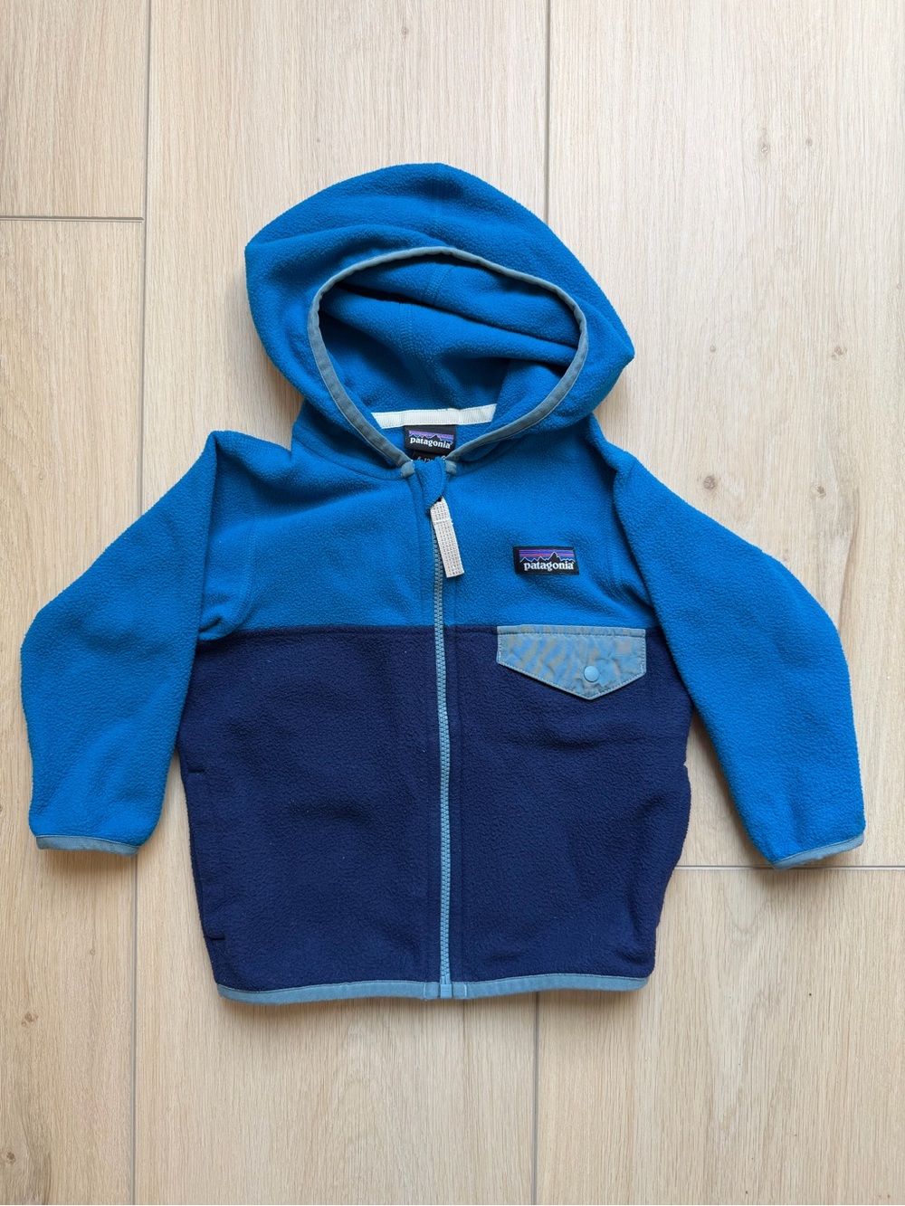 Baby Boy Patagonia Micro D Fleece Jacket 6-12 Months